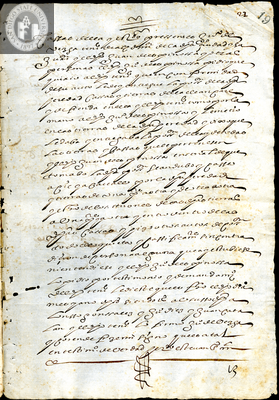 Urrutia de Vergara Papers, page 19, folder 2, volume 1, 1606