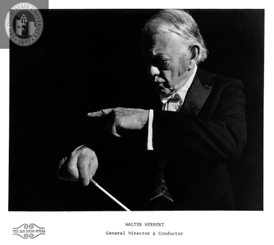 Publicity photograph of Walter Herbert 