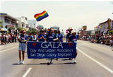 Gay and Lesbian Association of San Diego County Employees banner, 1994
