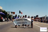 Christie's Place banner at Pride parade, 1997