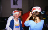 Children with hats, 1990