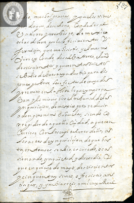 Urrutia de Vergara Papers, page 127, folder 9, volume 1, 1664