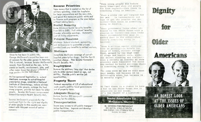Dignity for Older Americans, 1972