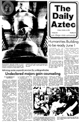 The Daily Aztec: Friday 10/08/1976