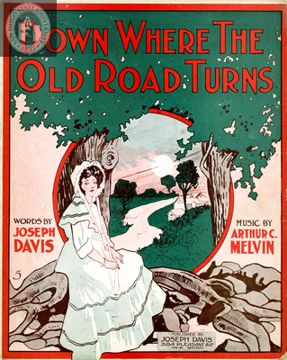 Down where the old road turns, 1913