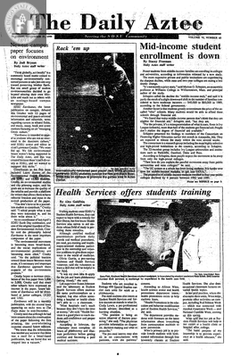 The Daily Aztec: Tuesday 11/27/1990