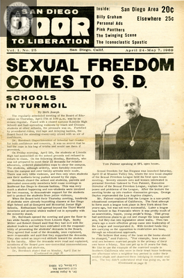 San Diego Door to Liberation: 04/24/1969-05/07-1969