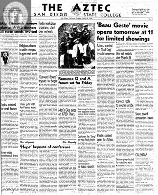 The Aztec: Tuesday 03/05/1940