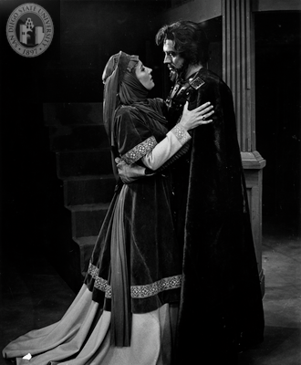 Priscilla Morrill and Charles Macaulay in Macbeth, 1964