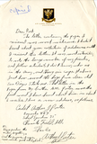 Letter from Arthur J. Porter, 1942