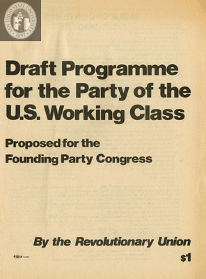 Draft programme for the Party of the United States Working Class, 1975