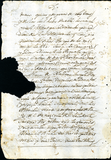 Urrutia de Vergara Papers, back of page 64, folder 16, volume 2, 1693