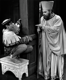 Harry Frazier and an unidentified actor in The Taming of the Shrew, 1962