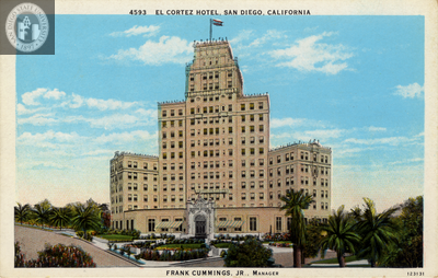 El Cortez Hotel, San Diego, 1928