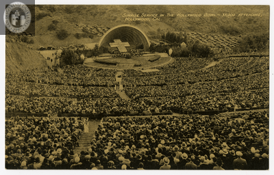 Sunrise service in the Hollywood Bowl