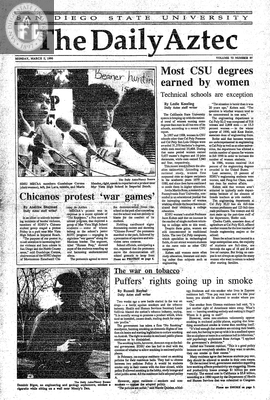 The Daily Aztec: Monday 03/05/1990