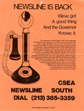 Newsline is back, 1973