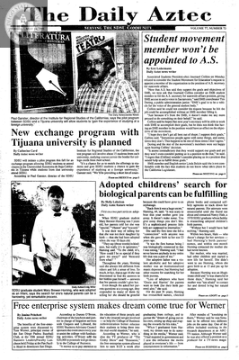 The Daily Aztec: Tuesday 05/14/1991