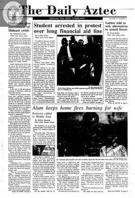The Daily Aztec: Friday 02/01/1991