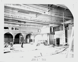 Multipurpose room, Aztec Center construction site, 1968