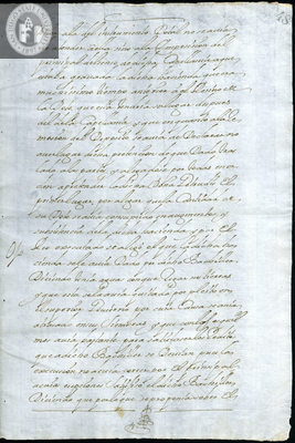 Urrutia de Vergara Papers, page 48, folder 15, volume 2, 1704