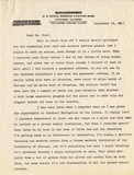 Letter from Lewis J. Yapp, 1942