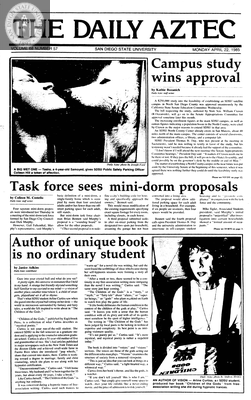 The Daily Aztec: Monday 04/22/1985