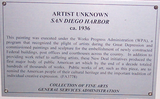 San Diego Harbor - placard
