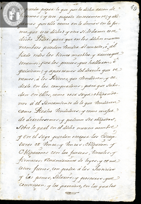 Urrutia de Vergara Papers, page 49, folder 7, volume 1, 1611