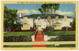 Home of Mr. and Mrs. Jack Benny, 1940