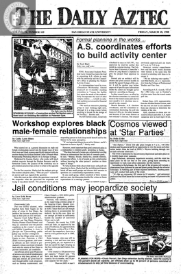 The Daily Aztec: Friday 03/18/1988