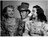 Donna Woodruff, Charles Bateman, and June Howard, 1951