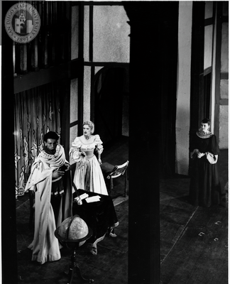 Gerald Charlebois, Donna Wegner, and Dorothy Chace in Othello, 1954
