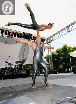 Circus performers at Pride Festival, 2001