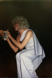 Georgia Payne performing in Show Biz Supper Club final show, 1982