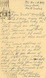 Letter from Robert Durbin, 1943