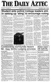 The Daily Aztec: Wednesday 05/11/1988