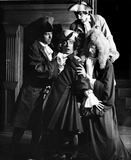 Nicholas Martin and three unidentified actors in The Merry Wives of Windsor, 1965