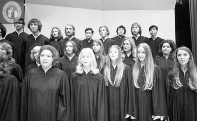 An unidentified chorus performs
