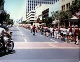 View from rear of Pride parade, 1978