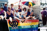 San Diego Women's Chorus float at Pride parade, 1997
