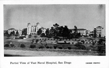 Partial view of vast Naval Hospital, San Diego