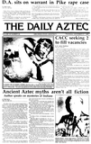 The Daily Aztec: Thursday 11/21/1985