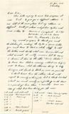 Letter from Mercer J. Campbell, 1943