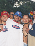 Latino men at Pride Festival, 2001