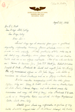 Letter from John M. Findley, 1942