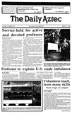The Daily Aztec: Thursday 03/12/1987