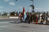 Vietnam Veterans against the war 1971: Protesters on a corner, 1971