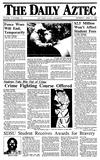 The Daily Aztec: Thursday 04/27/1989