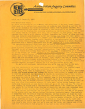 Assassination Inquiry Committee newsletter, 1969